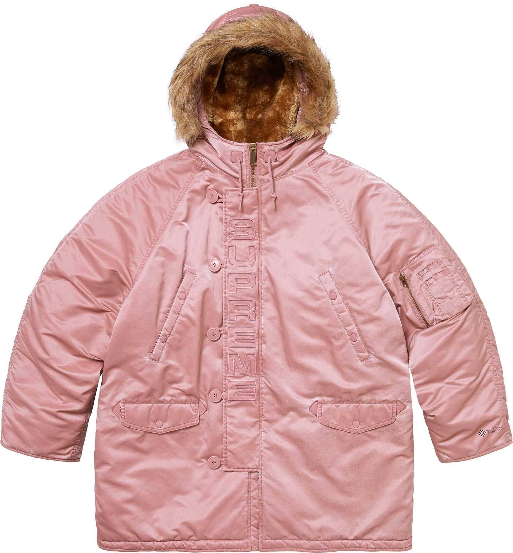 Washed Flight Satin N-3B Parka view 22
